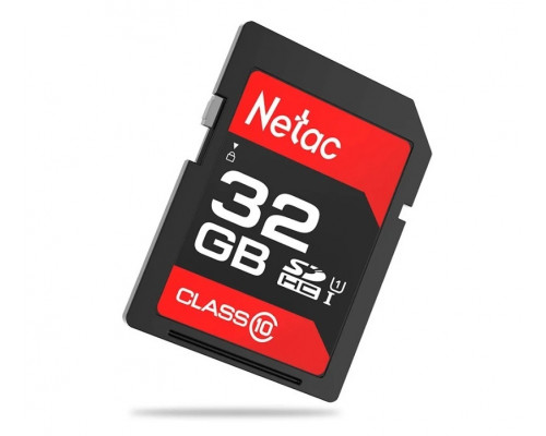 Флеш-карта Netac NT02P600STN-032G-R, 32 Gb, 90 MB/s, SD Class 10 U1
