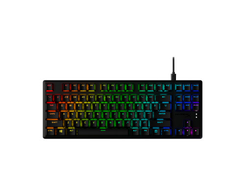 Клавиатура HyperX, Alloy Origins Core PBT HX Aqua TKL, 639N9AA#ABA, Игровая, Механическая, HyperX Aq