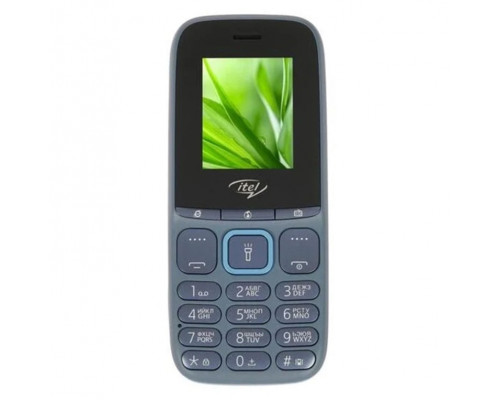 Сотовый телефон ITEL it2173 1.77 TFT,   2 SIM,  microSD пямять,  1000 мАч синий