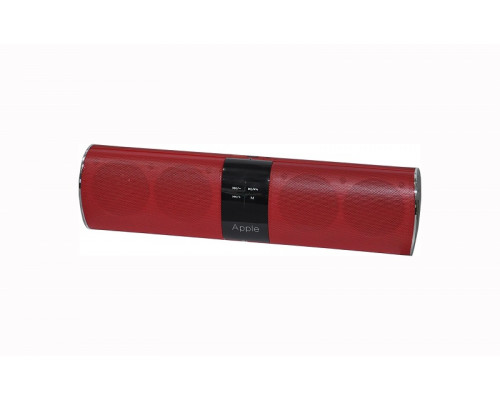 Колонка портативная Soloda S8012, Apple Design, Portable Wireless Speaker, Bluetooth, Red