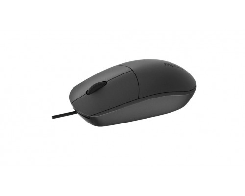 Мышь Rapoo, N100, 3D, Оптическая светодиодная, 1600dpi, USB, Длина кабеля 1,2 метра, Чёрный