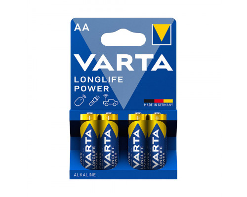 Батарейка VARTA LR6 Longlife Power, AA, 1.5 V, 4 шт., блистер