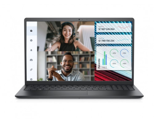 Ноутбук DELL, Vostro 3520, 15.6" FHD, Intel Core i5-1235U/16Gb/512 Gb SSD/Intel Iris Xe/Ubuntu