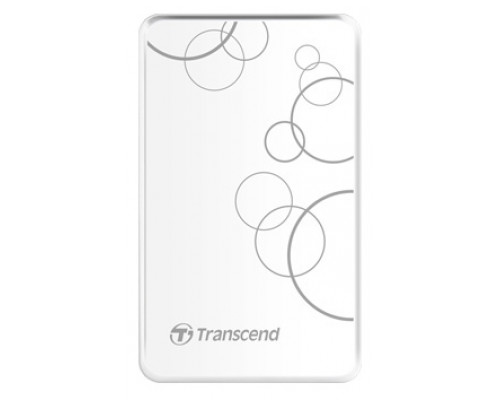 Внешний жесткий диск Transcend,  StoreJet TS1TSJ25A3W,  1 Tb,  USB 3.0,  Белый