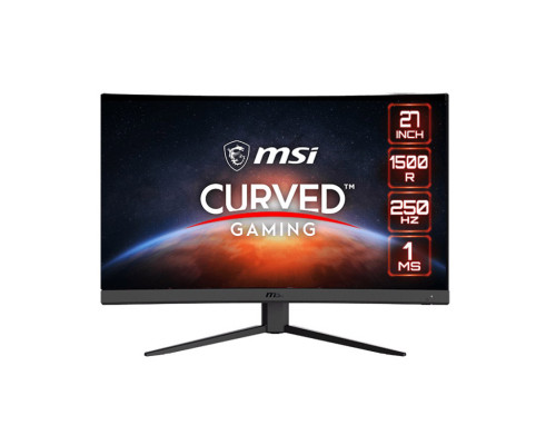 Монитор MSI 27" G27C4X, (67cm), VA Curve/250Hz/3000:1/1920x1080/1ms/DP/2xHDMI Black