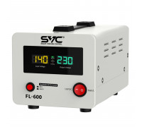 Стабилизатор SVC FL-600,  релейный,  мощность 600ВА, 500Вт,  LCD-дисплей,  диапазон работы AVR: 140-260В