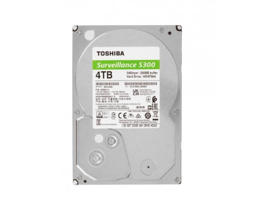 Винчестер Toshiba, 4 Tb, HDWT840UZSVA S300, 256Mb, SATA 6Gb/s, 5400 Rpm, 3.5"