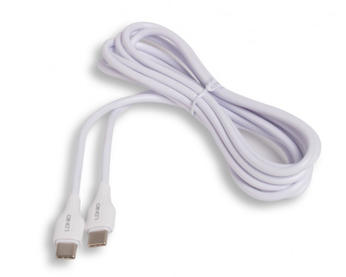 Интерфейсный кабель LDNIO LC122-C,  Type-C to Type-C,  2м,  65W,  Белый