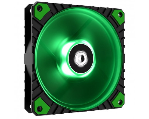Вентилятор ID-Cooling, WF-12025-XT-G, 120мм Green LED, 2200 об.мин, 71.2 CFM, 4pin, Габариты 120х120