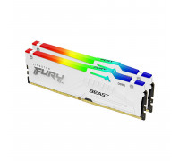 Оперативная память Kingston 32 Gb,  DDR5,  HyperX FURY Beast White RGB EXPO,  KF552C36BWEAK2-32 (Kit 2x