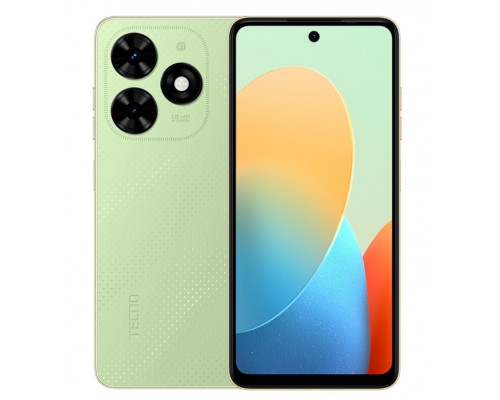 Смартфон TECNO, SPARK Go 2024 (BG6) 128+4GB, (Magic Skin Green) Зелён 6.56" HD+ H, р 5000 мАч, 13MPx