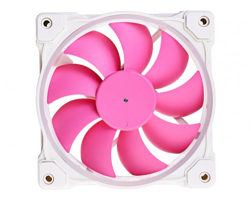 Вентилятор ID-Cooling, ZF-12025-Piglet Pink, 120мм LED RGB, 2000 об.мин, 55.2 CFM, 4pin, Габариты 12