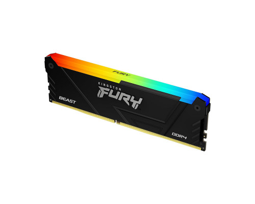 Оперативная память Kingston 16 Gb, DDR4, HyperX Fury Beast, KF436C18BB2A/16, PC4-28800/3600MHz, CL18