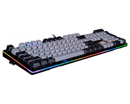 Клавиатура Bloody B828N, игровая, механическая, USB, подсветка Neon, Анг/Рус, чёрный