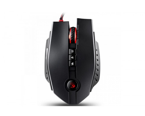 Мышь Bloody ZL50 Black, Игровая, 8200 dpi, USB, 11 кнопок, лазерная, RGB подсветка, Чёрный