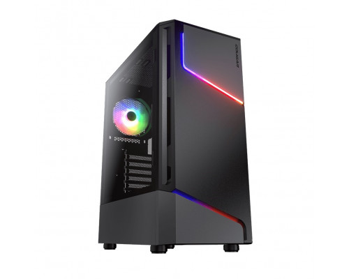 Корпус Hec Cougar, MX360 RGB, ATX/Micro ATX/Mini ITX, USB 2*3.0/2.0, HD-Audio+Mic, Кулер 12см ARGB,