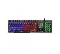 Клавиатура X-Game XK-200UB,  USB,  Кол-во стандартных клавиш 104,  Анг, Рус, Каз,  LED подсветка,  Чёрная