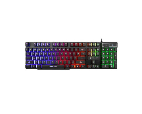 Клавиатура X-Game XK-200UB,  USB,  Кол-во стандартных клавиш 104,  Анг, Рус, Каз,  LED подсветка,  Чёрная