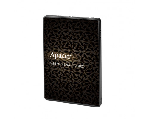 Винчестер SSD Apacer, 960 Gb, AS340X, SATA 3.0, R550MB/s W520MB/s, 2.5", AP960GAS340XC-1