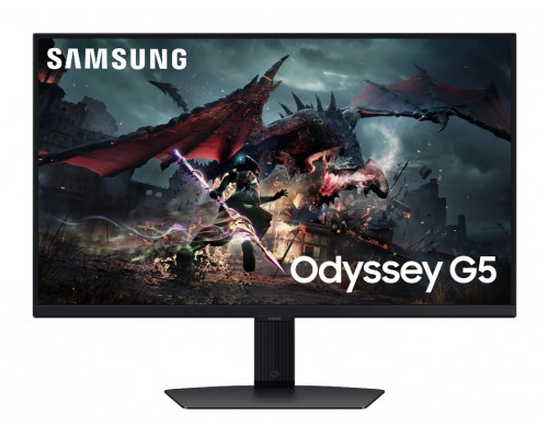 Монитор Samsung, 27" (67cm), Odyssey G5 (LS27DG500EIXCI), IPS/180 Гц/1000:1/2560x1440 QHD/1ms/Displa