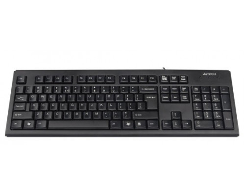 Клавиатура A4 Tech KR-83,  USB,  количество клавиш 104,  Анг, Рус, Каз,  чёрный