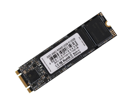 Винчестер SSD AMD Radeon,  512 Gb,  R5M512G8,  M.2 2280 SATA3,  R550Mb, s,  W478MB, s