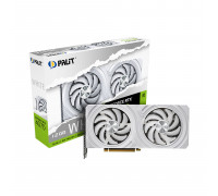 Видео карта PALIT,  Nvidia GeForce RTX4060Ti,  WHITE,  8Gb,  128bit,  GDDR6,  3-DP,  HDMI