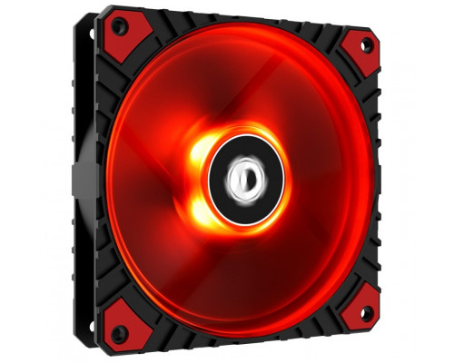 Вентилятор ID-Cooling, WF-12025-XT-R, 120мм Red LED, 2200 об.мин, 71.2 CFM, 4pin, Габариты 120х120х2