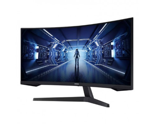 Монитор Samsung, 34" (86,4cm), Odyssey G5 (LC34G55TWWIXCI), VA/165 Гц/3440x1440/1ms/1xDP/1xHDMI Черн