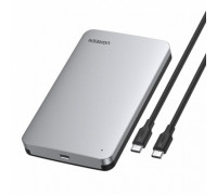 Внешний корпус Ugreen CM300 (70499),  USB Type-C, Type-C,  Подключение через Sata,  HDD 2, 5'',  серебрист