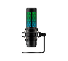 Микрофон HyperX 4P5P7AA (HMIQ1S-XX-RG, G),  QuadCast S,  конденсаторный,  48кГц, 16 бит,  20Гц-20кГц,  -36д