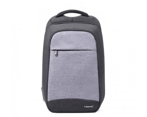 Рюкзак Tigernu T-B3335 Grey, Полиэстер, анти-вор, для ноутбука 16", серый