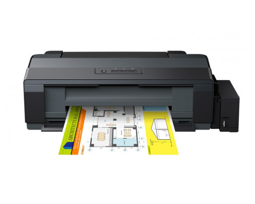 Принтер Epson,  L1300,  USB 2.0,  120 лист, 30 с, м (ч, б А4, A3), Кол-во цветов 4,  Прин 5760x1440 dpi,  Черн