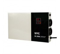 Стабилизатор SVC, W-2000,2000Вт, LED- дисплей, 50Гц, Индикация режимов работы, Диапазон:140-260В, Че